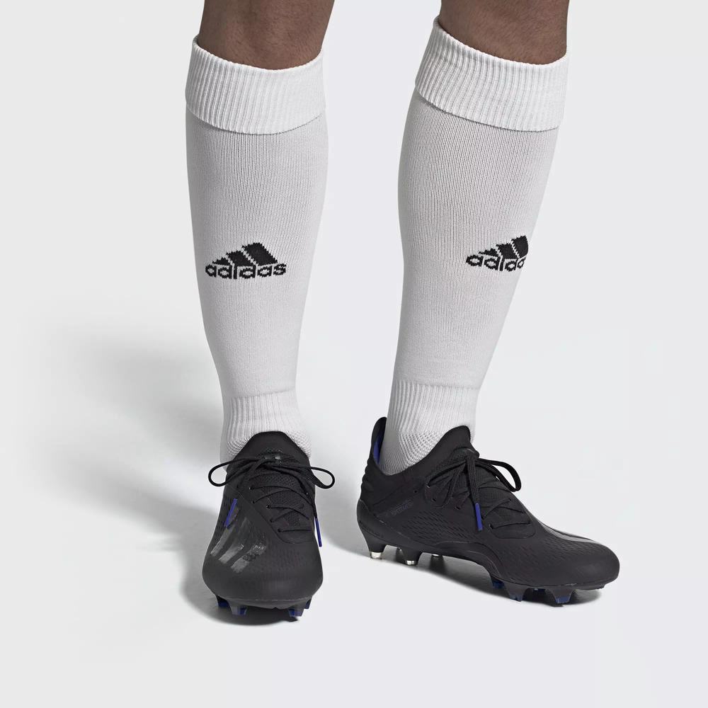 Adidas X 18.1 Firm Ground Tacos de Futbol Negros Para Hombre (MX-81432)